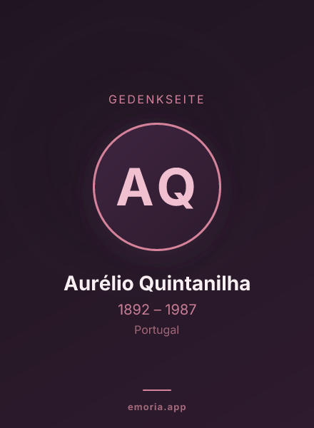 Gedenkportrait von Aurélio Quintanilha