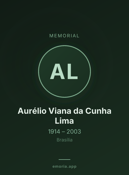 Memorial portrait of Aurélio Viana da Cunha Lima
