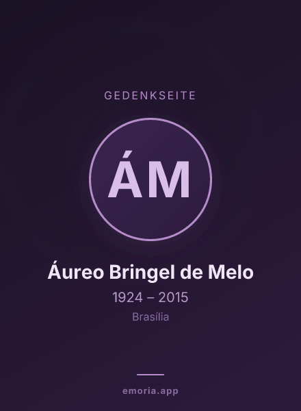 Gedenkportrait von Áureo Bringel de Melo