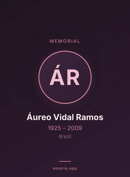 Memorial portrait of Áureo Vidal Ramos