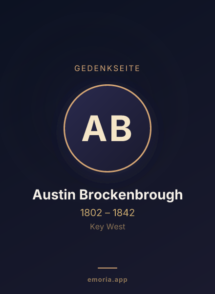 Gedenkportrait von Austin Brockenbrough