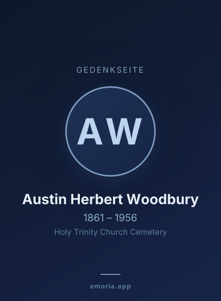 Gedenkportrait von Austin Herbert Woodbury