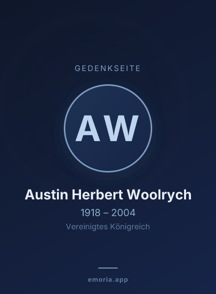 Gedenkportrait von Austin Herbert Woolrych