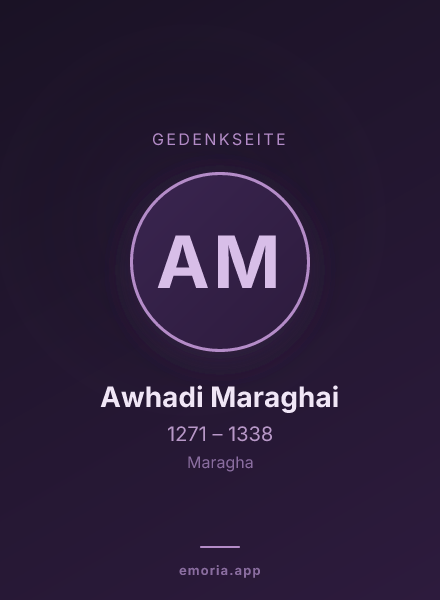 Gedenkportrait von Awhadi Maraghai