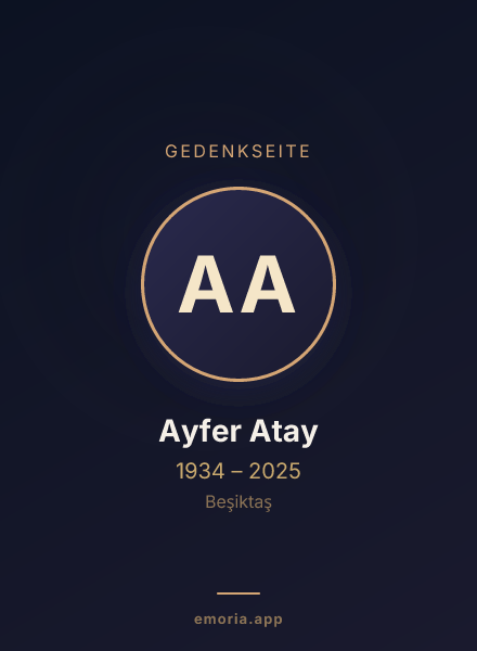 Gedenkportrait von Ayfer Atay