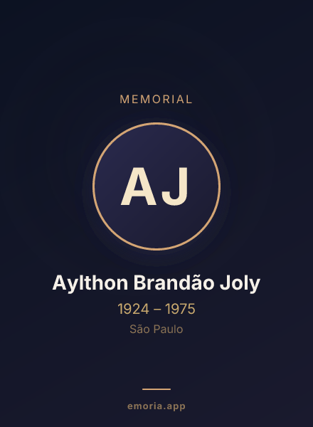 Memorial portrait of Aylthon Brandão Joly