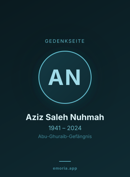 Gedenkportrait von Aziz Saleh Nuhmah