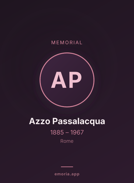 Memorial portrait of Azzo Passalacqua