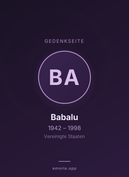 Gedenkportrait von Babalu