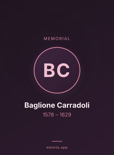 Memorial portrait of Baglione Carradoli