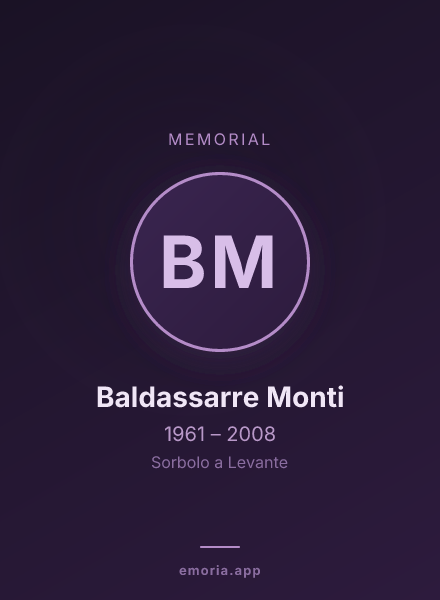 Memorial portrait of Baldassarre Monti