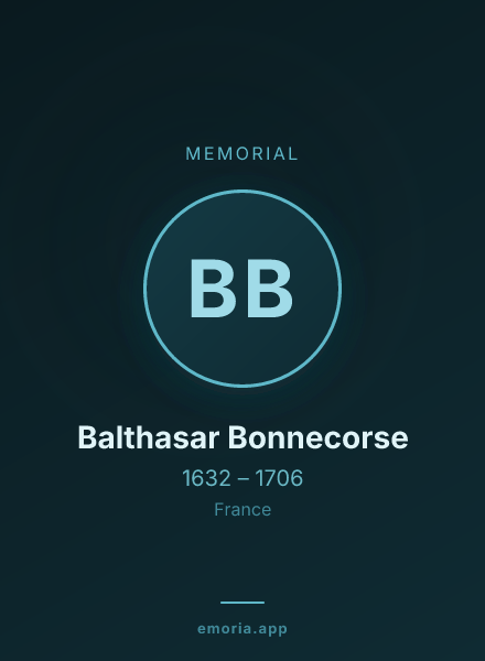 Memorial portrait of Balthasar Bonnecorse