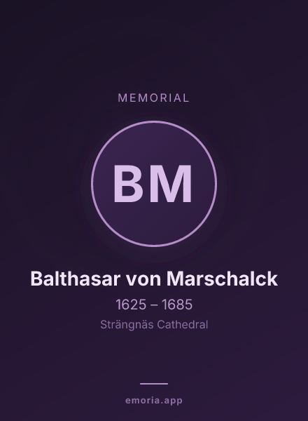 Memorial portrait of Balthasar von Marschalck