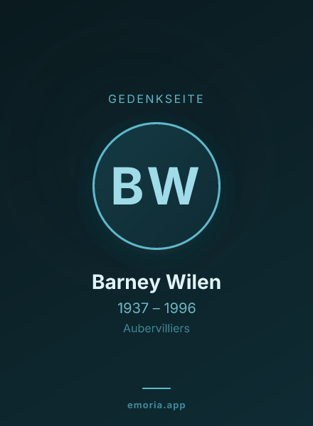 Gedenkportrait von Barney Wilen