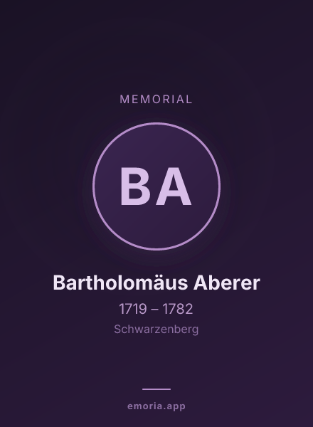 Memorial portrait of Bartholomäus Aberer
