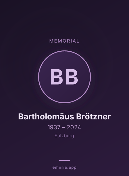 Memorial portrait of Bartholomäus Brötzner