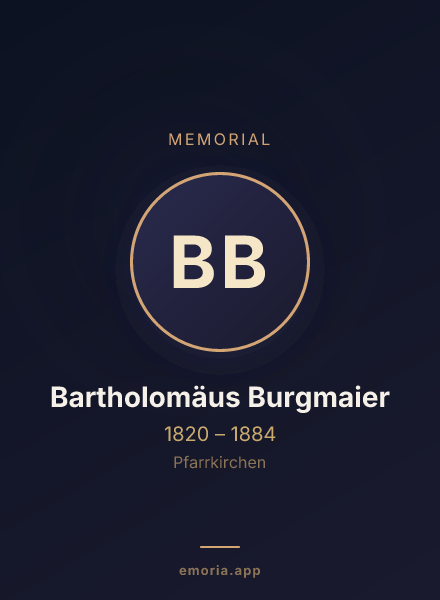 Memorial portrait of Bartholomäus Burgmaier