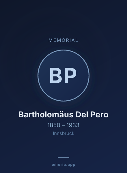 Memorial portrait of Bartholomäus Del Pero