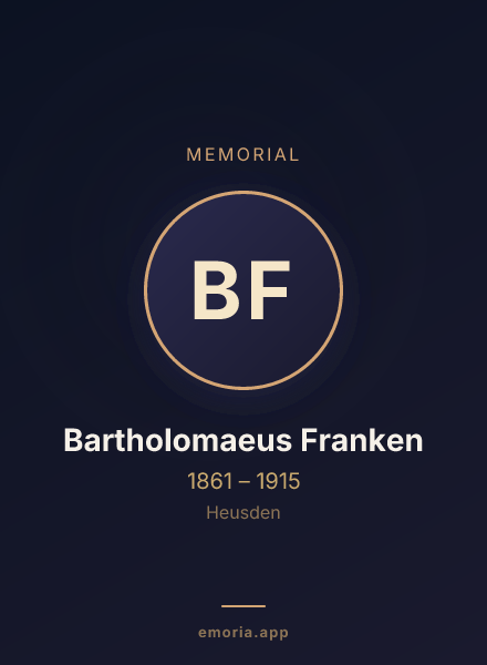 Memorial portrait of Bartholomaeus Franken