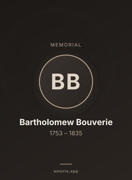 Memorial portrait of Bartholomew Bouverie