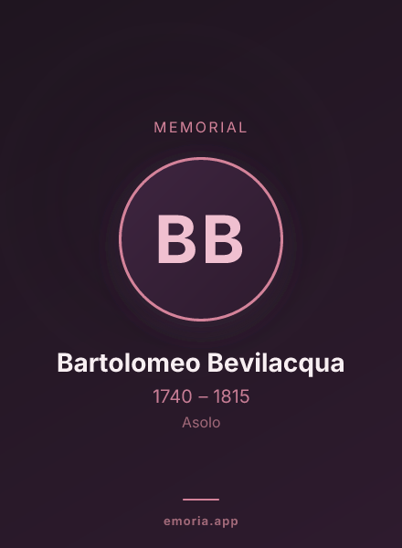 Memorial portrait of Bartolomeo Bevilacqua