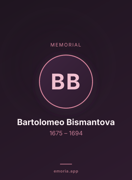 Memorial portrait of Bartolomeo Bismantova