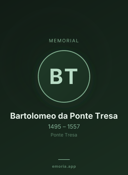 Memorial portrait of Bartolomeo da Ponte Tresa