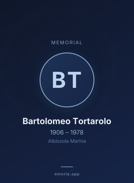 Memorial portrait of Bartolomeo Tortarolo