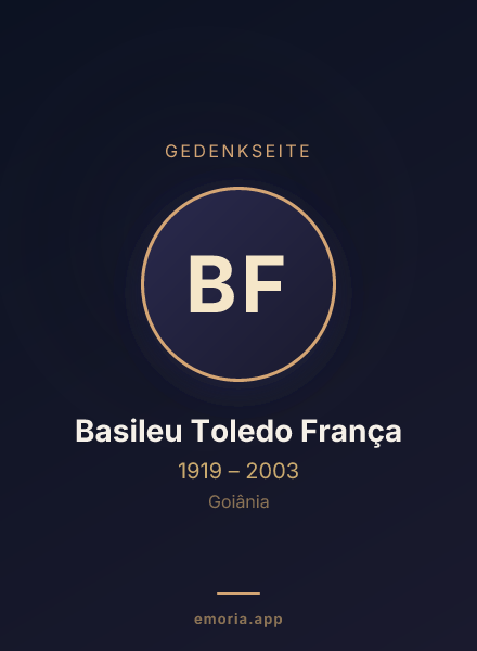 Gedenkportrait von Basileu Toledo França