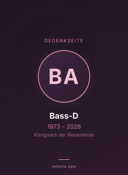 Gedenkportrait von Bass-D