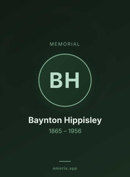 Memorial portrait of Baynton Hippisley