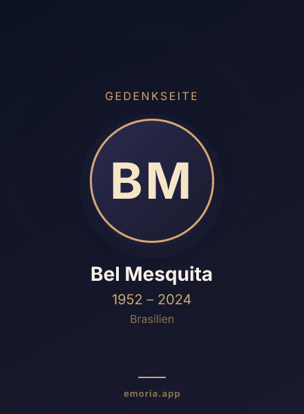Gedenkportrait von Bel Mesquita