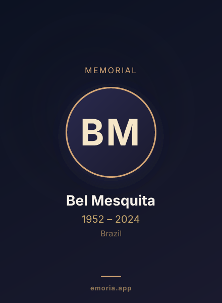 Memorial portrait of Bel Mesquita