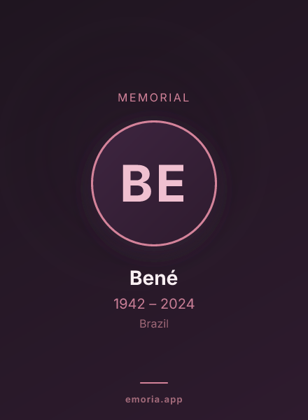 Memorial portrait of Bené