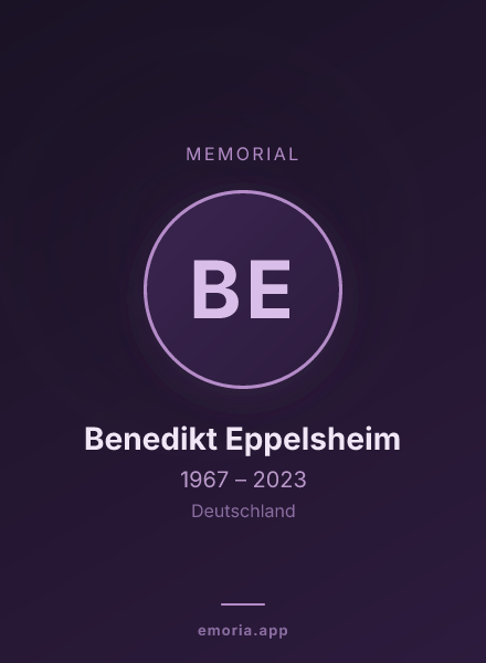 Memorial portrait of Benedikt Eppelsheim