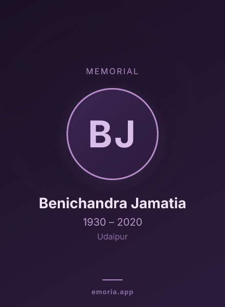 Memorial portrait of Benichandra Jamatia