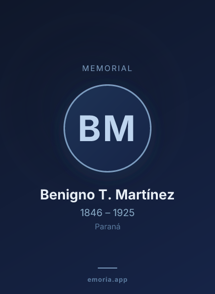 Memorial portrait of Benigno T. Martínez