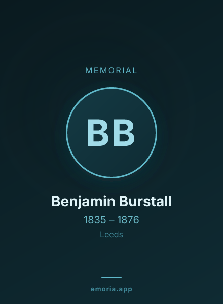 Memorial portrait of Benjamin Burstall