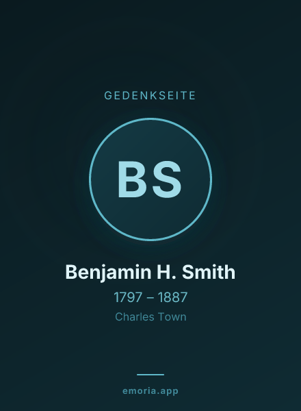 Gedenkportrait von Benjamin H. Smith