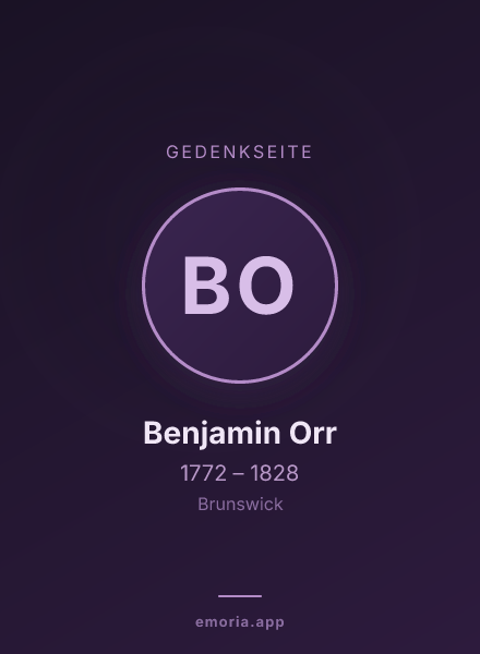 Gedenkportrait von Benjamin Orr