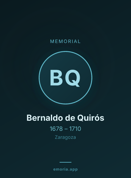 Memorial portrait of Bernaldo de Quirós