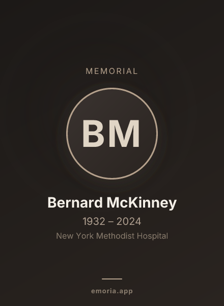 Memorial portrait of Bernard McKinney