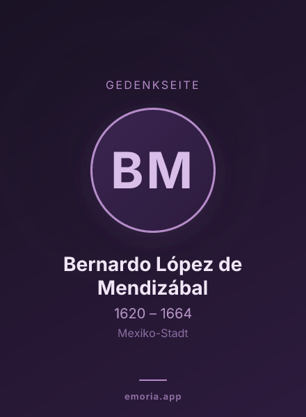 Gedenkportrait von Bernardo López de Mendizábal