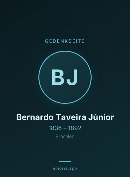 Gedenkportrait von Bernardo Taveira Júnior