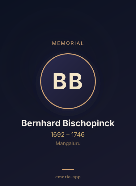 Memorial portrait of Bernhard Bischopinck