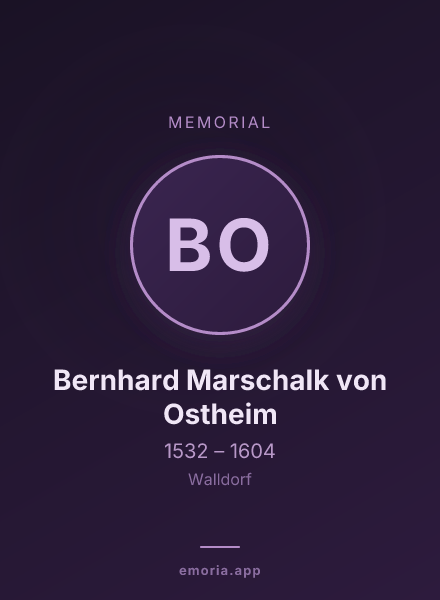 Memorial portrait of Bernhard Marschalk von Ostheim
