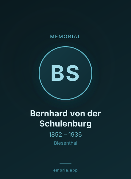 Memorial portrait of Bernhard von der Schulenburg