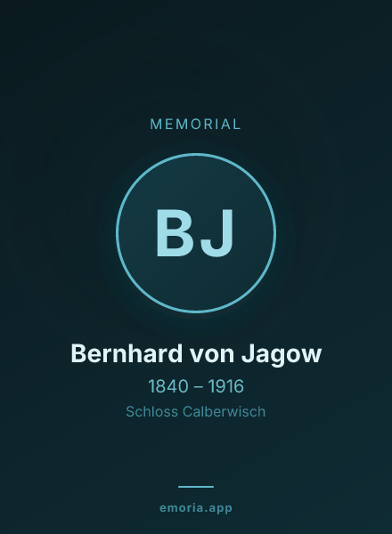 Memorial portrait of Bernhard von Jagow
