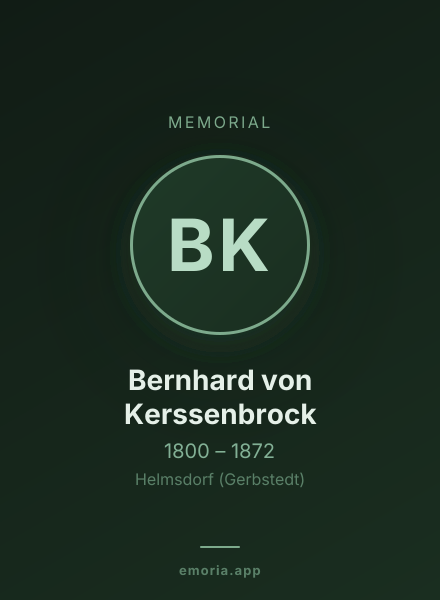Memorial portrait of Bernhard von Kerssenbrock