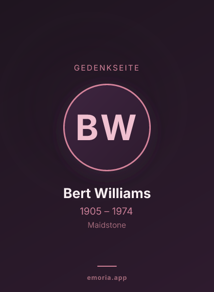 Gedenkportrait von Bert Williams